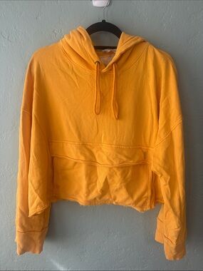 FP Movement by Free People Cropped Mustard Hoodie
